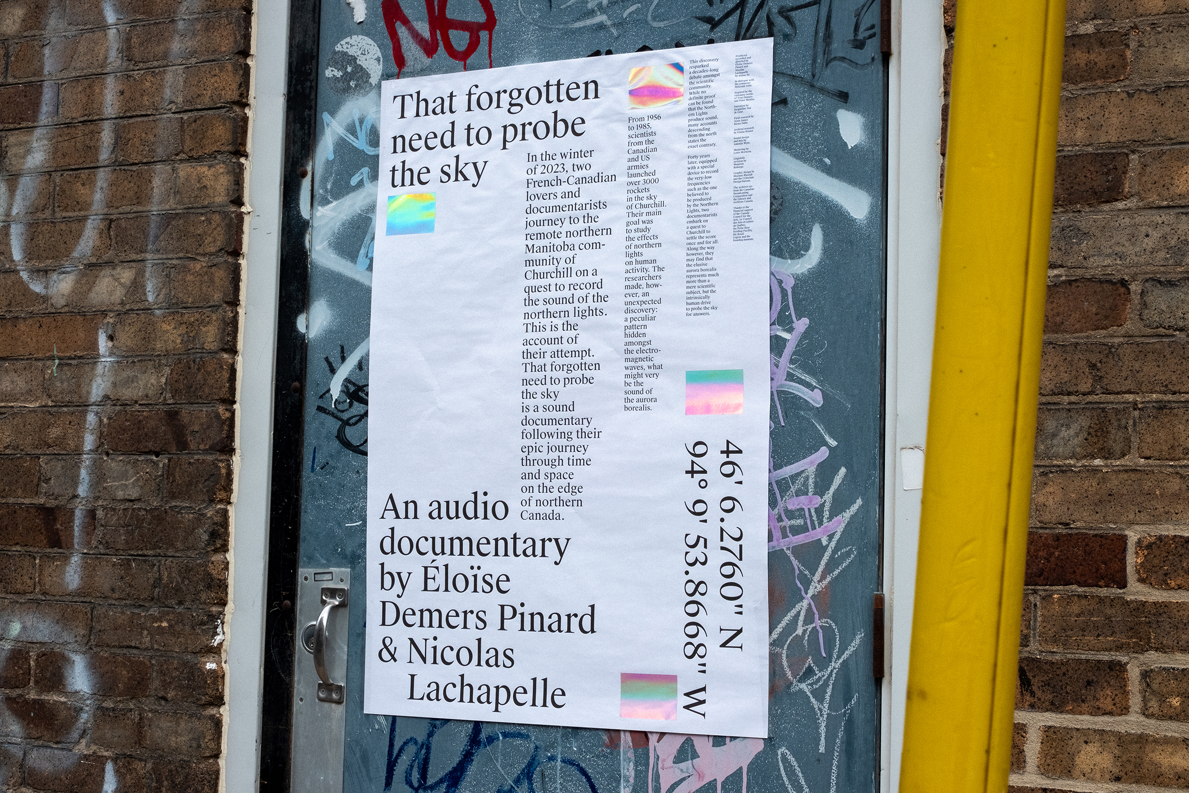 That Forgotten Need to Probe the Sky - Éloïse Demers Pinard, Nicolas Lachapelle - Criterium